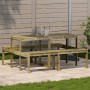 Mesa de pícnic madera pino impregnada 160x134x75 cm de vidaXL, Mesas de jardín - Ref: Foro24-832566, Precio: 163,13 €, Descue...