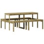 Mesa de pícnic madera pino impregnada 160x134x75 cm de vidaXL, Mesas de jardín - Ref: Foro24-832566, Precio: 163,13 €, Descue...