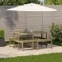 Mesa de pícnic madera pino impregnada 160x134x75 cm de vidaXL, Mesas de jardín - Ref: Foro24-832566, Precio: 132,50 €, Descue...