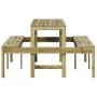 Mesa de pícnic madera pino impregnada 160x134x75 cm de vidaXL, Mesas de jardín - Ref: Foro24-832566, Precio: 132,50 €, Descue...