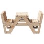 Mesa de pícnic para niños madera maciza de pino 88x122x58 cm de vidaXL, Mesas de jardín - Ref: Foro24-832601, Precio: 125,46 ...