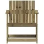 Silla de jardín madera de pino impregnada 62x56x77 cm de vidaXL, Sofás modulares de exterior - Ref: Foro24-832629, Precio: 66...