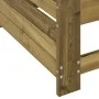 Gartensofa mit Armlehnen und Kissen aus imprägniertem Kiefernholz. von vidaXL, Modulare Sofas für den Außenbereich - Ref: For...