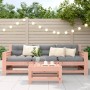 Taburete de jardín madera maciza de abeto Douglas 62x30x32 cm de vidaXL, Sofás modulares de exterior - Ref: Foro24-844896, Pr...