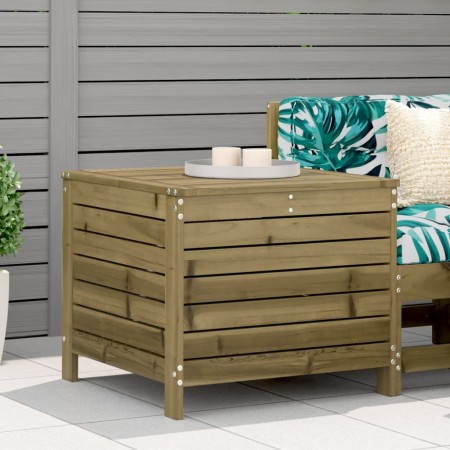 Taburete de jardín madera de pino impregnada 62x63,5x53,5 cm de vidaXL, Sofás modulares de exterior - Ref: Foro24-844907, Pre...