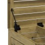 Taburete de jardín madera de pino impregnada 62x63,5x53,5 cm de vidaXL, Sofás modulares de exterior - Ref: Foro24-844907, Pre...