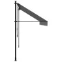 Toldo retráctil de tela y acero gris antracita 350x150 cm de vidaXL, Toldos - Ref: Foro24-368741, Precio: 97,08 €, Descuento: %