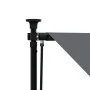 Toldo retráctil de tela y acero gris antracita 350x150 cm de vidaXL, Toldos - Ref: Foro24-368741, Precio: 97,08 €, Descuento: %