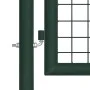 Puerta de valla de acero verde 100x150 cm de vidaXL, Puertas de jardín - Ref: Foro24-145734, Precio: 171,26 €, Descuento: %