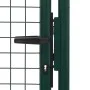 Puerta de valla de acero verde 100x150 cm de vidaXL, Puertas de jardín - Ref: Foro24-145734, Precio: 171,26 €, Descuento: %