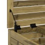Taburete de jardín con cojín madera de pino impregnada de vidaXL, Sofás modulares de exterior - Ref: Foro24-844930, Precio: 1...