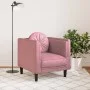 Sessel mit rosa Samtkissen von vidaXL, Sofas - Ref: Foro24-372625, Preis: 188,72 €, Rabatt: %