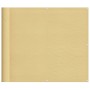 Pantalla de balcón 100% poliéster Oxford color arena 90x1000 cm de vidaXL, Sombrillas - Ref: Foro24-4000034, Precio: 41,84 €,...
