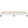 Estructura de cama cuero sintético blanco 120x190 cm de vidaXL, Camas y somieres - Ref: Foro24-379497, Precio: 118,77 €, Desc...