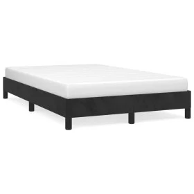Black velvet bed frame 120x190 cm by vidaXL, Beds and slatted bases - Ref: Foro24-379504, Price: 100,72 €, Discount: %