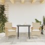 Sillones de jardín con cojines 2 uds ratán sintético beige de vidaXL, Sillas de jardín - Ref: Foro24-368121, Precio: 147,97 €...
