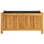 Jardinera con forro madera maciza de acacia 80x42x40 cm de vidaXL, Maceteros y jardineras - Ref: Foro24-366435, Precio: 79,93...