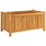 Jardinera con forro madera maciza de acacia 80x42x40 cm de vidaXL, Maceteros y jardineras - Ref: Foro24-366435, Precio: 79,93...