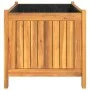 Jardinera con forro madera maciza de acacia 80x42x40 cm de vidaXL, Maceteros y jardineras - Ref: Foro24-366435, Precio: 79,93...