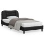 Estructura cama con luces LED cuero sintético negro 90x190 cm de vidaXL, Camas y somieres - Ref: Foro24-3213899, Precio: 171,...