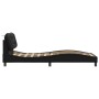 Estructura cama con luces LED cuero sintético negro 90x190 cm de vidaXL, Camas y somieres - Ref: Foro24-3213899, Precio: 171,...