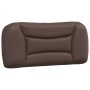Estructura cama con luces LED cuero sintético marrón 90x200 cm de vidaXL, Camas y somieres - Ref: Foro24-3213908, Precio: 170...