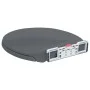 Grauer ovaler WC-Sitz mit Schnellverschluss und Soft-Closing von vidaXL, Toiletten- und Bidetsitze - Ref: Foro24-145817, Prei...