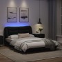Estructura de cama con luces LED cuero PE negro 140x200 cm de vidaXL, Camas y somieres - Ref: Foro24-3213934, Precio: 238,75 ...