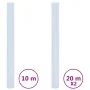 Láminas de ventana esmerilada 3 uds PVC blanco transparente de vidaXL, Láminas para ventana - Ref: Foro24-3208951, Precio: 70...