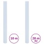 Láminas de ventana esmerilada 3 uds PVC blanco transparente de vidaXL, Láminas para ventana - Ref: Foro24-3208951, Precio: 82...