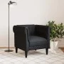 Sillón Chesterfield de tela negro by vidaXL, Sofas - Ref: Foro24-372540, Price: 205,39 €, Discount: %