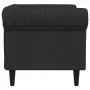 Sillón Chesterfield de tela negro by vidaXL, Sofas - Ref: Foro24-372540, Price: 205,39 €, Discount: %