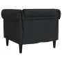 Sillón Chesterfield de tela negro by vidaXL, Sofas - Ref: Foro24-372540, Price: 205,39 €, Discount: %