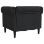 Sillón Chesterfield de tela negro de vidaXL, Sofás - Ref: Foro24-372540, Precio: 208,92 €, Descuento: %