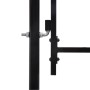 Cancela de valla doble puerta con puntas acero negro 3x1,5 m de vidaXL, Puertas de jardín - Ref: Foro24-146028, Precio: 191,5...