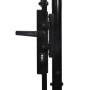 Cancela de valla doble puerta con puntas acero negro 3x1,5 m de vidaXL, Puertas de jardín - Ref: Foro24-146028, Precio: 191,5...