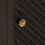 Mesita de noche madera maciza mango y hierro negro 40x30x50 cm de vidaXL, Taquillas y armarios de almacenamiento - Ref: Foro2...