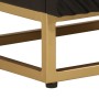 Mesita de noche madera maciza mango y hierro negro 40x30x50 cm de vidaXL, Taquillas y armarios de almacenamiento - Ref: Foro2...