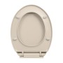 Tapa y asiento de váter cierre suave ovalada color albaricoque de vidaXL, Asientos de inodoros y bidés - Ref: Foro24-145818, ...