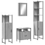 Set de muebles de baño 4 pzas madera contrachapada gris sonoma de vidaXL, Muebles de baño - Ref: Foro24-3214828, Precio: 233,...