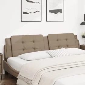 Gepolstertes Bettkopfteil aus Cappuccino-Kunstleder, 200 cm von vidaXL, Kopf- und Fußteile - Ref: Foro24-374887, Preis: 49,73...