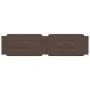 Brown synthetic leather padded bed headboard 200 cm by vidaXL, Headboards and footboards - Ref: Foro24-374885, Price: 49,82 €...