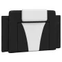 Cama con colchón cuero sintético negro y blanco 80x200 cm de vidaXL, Camas y somieres - Ref: Foro24-3208759, Precio: 235,37 €...