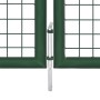 Puerta de malla de jardín de acero verde 400x100 cm de vidaXL, Puertas de jardín - Ref: Foro24-145748, Precio: 329,39 €, Desc...