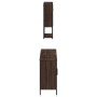 Set de muebles baño 3 pzas madera contrachapada roble marrón de vidaXL, Muebles de baño - Ref: Foro24-3214674, Precio: 165,98...