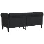 Sofá Chesterfield de 2 plazas tela negro de vidaXL, Sofás - Ref: Foro24-372549, Precio: 293,95 €, Descuento: %
