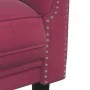 Dreisitzer-Sofa aus bordeauxrotem Samt von vidaXL, Sofas - Ref: Foro24-372589, Preis: 270,29 €, Rabatt: %