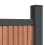 Panel de valla WPC marrón 1218x186 cm by vidaXL, fence panels - Ref: Foro24-3282804, Price: 2,00 €, Discount: %