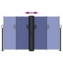 Toldo lateral retráctil azul 140x600 cm de vidaXL, Sombrillas - Ref: Foro24-4004611, Precio: 121,93 €, Descuento: %