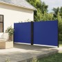 Toldo lateral retráctil azul 160x600 cm de vidaXL, Sombrillas - Ref: Foro24-4004626, Precio: 130,44 €, Descuento: %